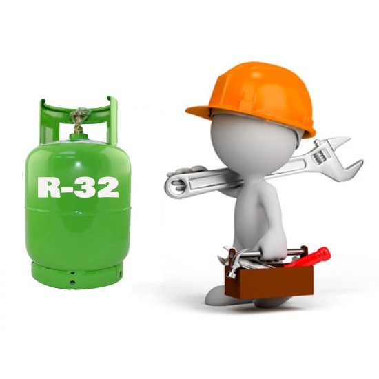 CARGA DE REFRIGERANTE R-32 CARGA DE REFRIGERANTE R-32